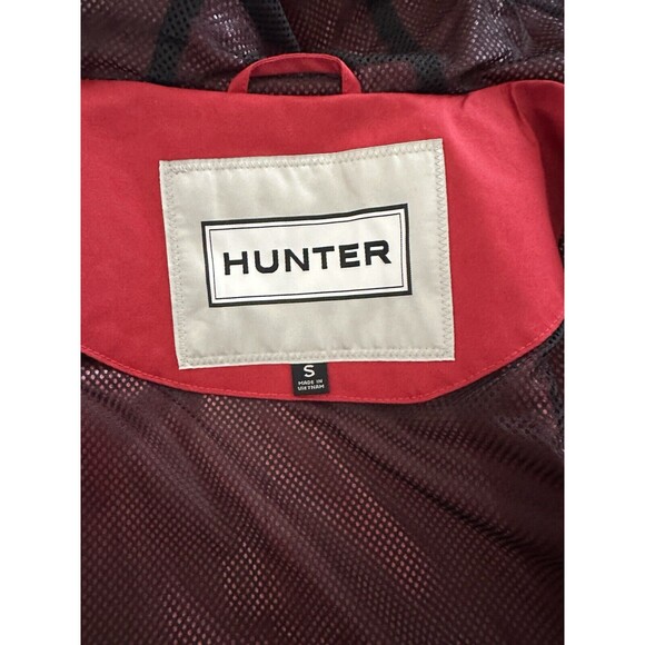 Hunter Water Resistant Cotton Smock Rain Jacket Hood Mesh Lined Drawstring Small - Picture 5 of 16